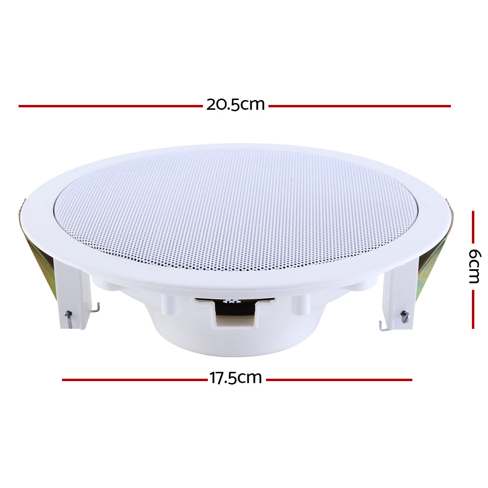 Giantz 6 Inch Ceiling Speakers In Wall Speaker Home Audio Stereos Tweeter 4pcs Giantz