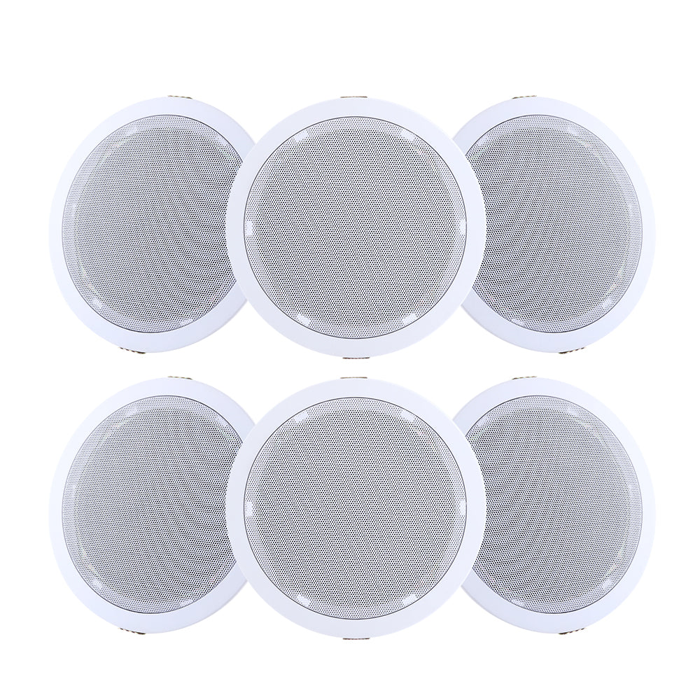 Giantz 6 Inch Ceiling Speakers In Wall Speaker Home Audio Stereos Tweeter 6pcs Giantz