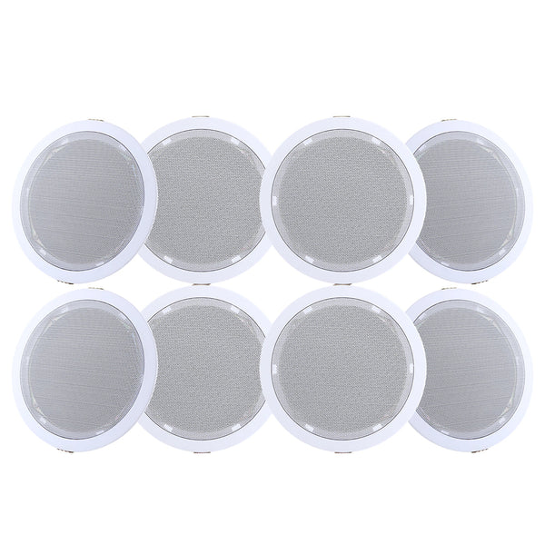 Giantz 6 Inch Ceiling Speakers In Wall Speaker Home Audio Stereos Tweeter 8pcs Giantz