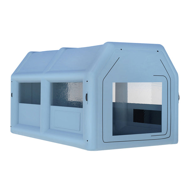 Giantz Inflatable Spray Booth 4X3M Car Paint Tent Filter System Blower Giantz
