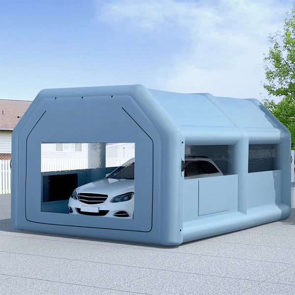 Giantz Inflatable Spray Booth 6X4M Car Paint Tent Filter System Blower Giantz