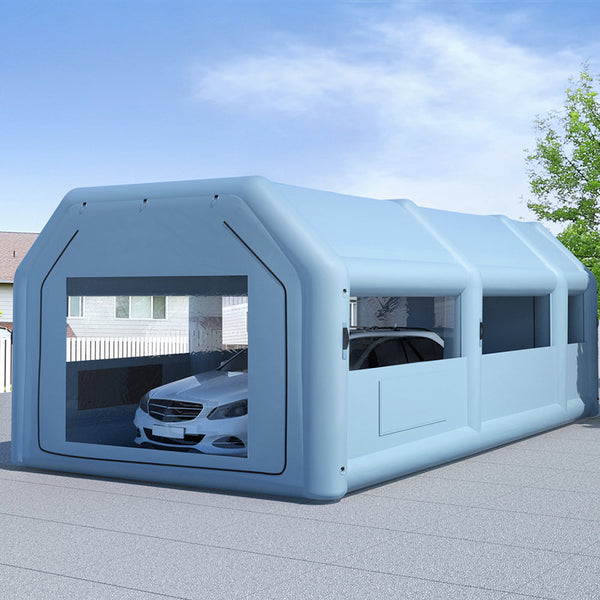 Giantz Inflatable Spray Booth 8.5X4.6M Car Paint Tent Filter System 2 Blowers Giantz