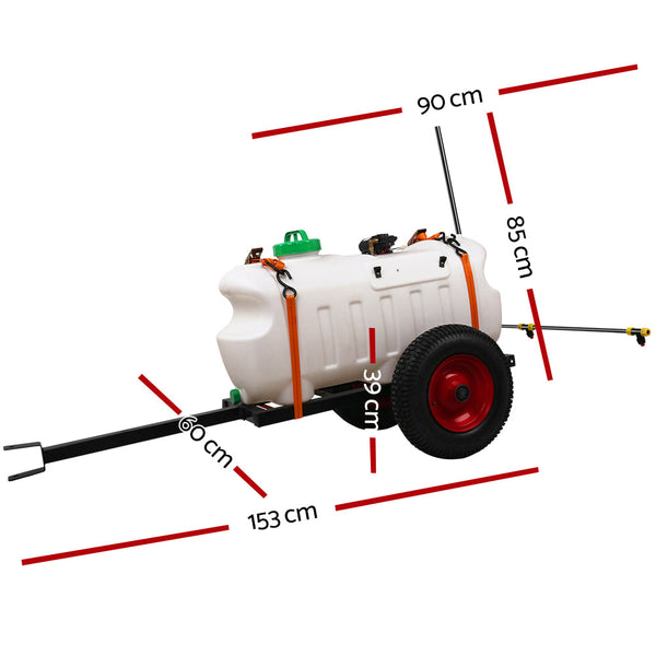 Giantz Weed Sprayer 100L Tank with Trailer Giantz
