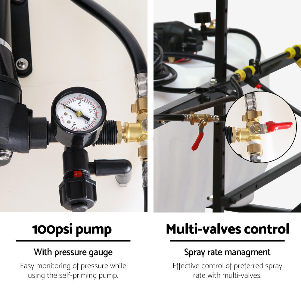 Giantz Weed Sprayer 100L Tank with Boom Sprayer Giantz