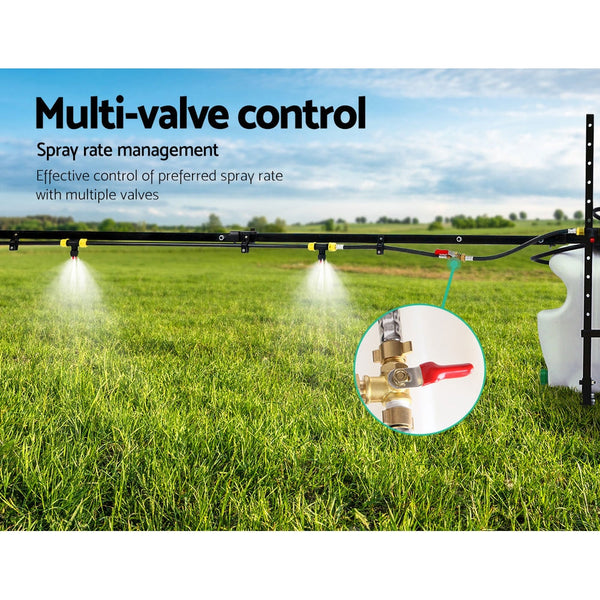 Giantz Weed Sprayer 5M Boom Spot Spray Tank ATV Trailer Tractor 100L Giantz