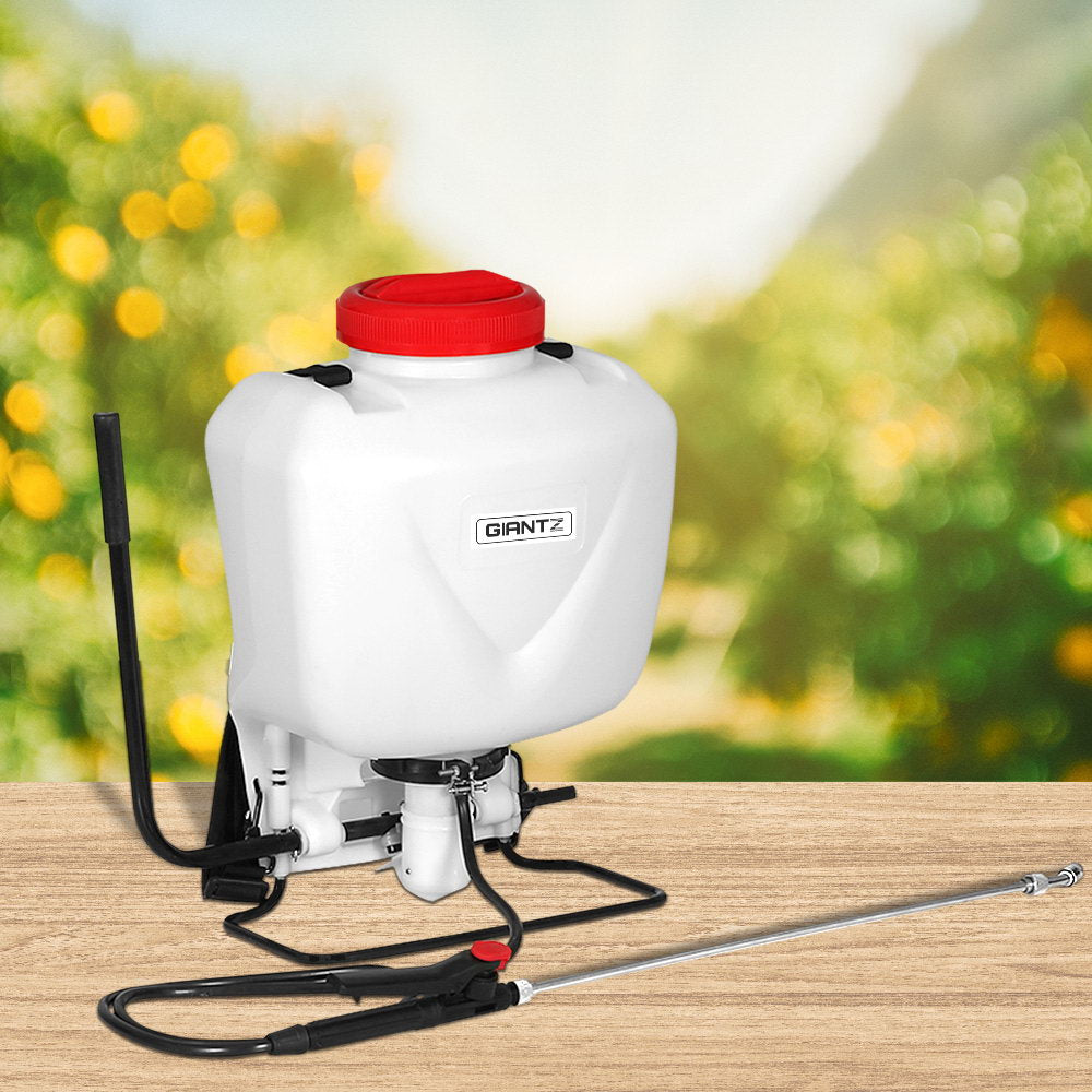 Giantz Weed Sprayer 15L Knapsack Backpack Pesticide Spray Fertiliser Farm Garden Giantz