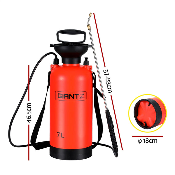 Giantz Weed Sprayer Pressure 7L Shoulder Garden Spray Does not apply