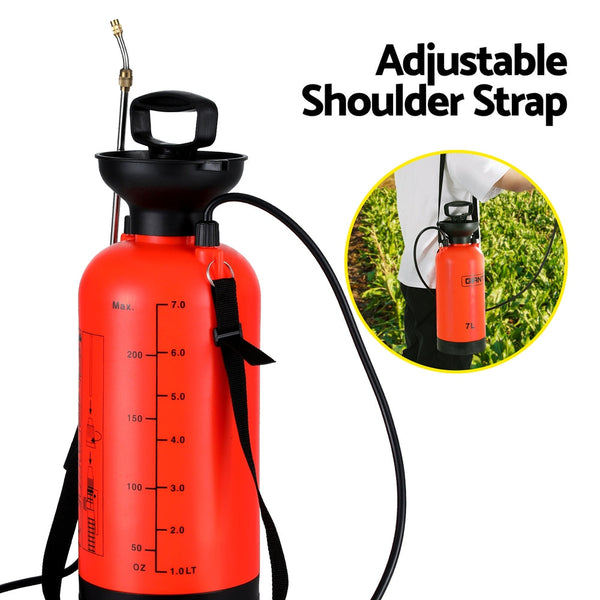 Giantz Weed Sprayer Pressure 7L Shoulder Garden Spray Does not apply