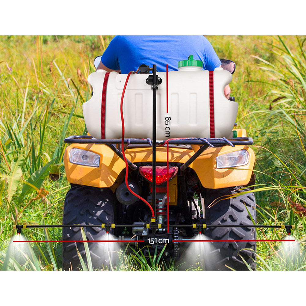 Giantz 100L ATV Weed Sprayer Spot Spray 1.5 M Boom Chemical Garden Farm Pump Giantz