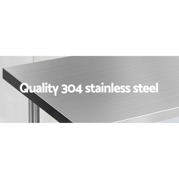 Cefito 1524 x 610mm Commercial Stainless Steel Kitchen Bench freeshipping - Awezingly