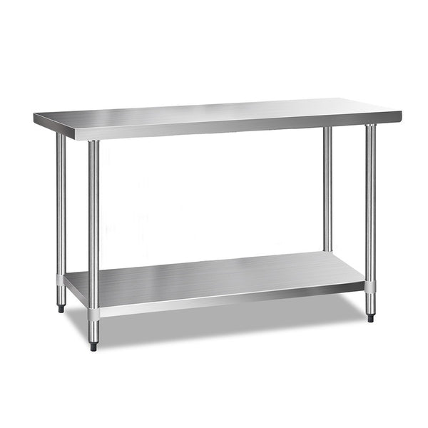 Cefito 610 x 1524mm Commercial Stainless Steel Kitchen Bench freeshipping - Awezingly