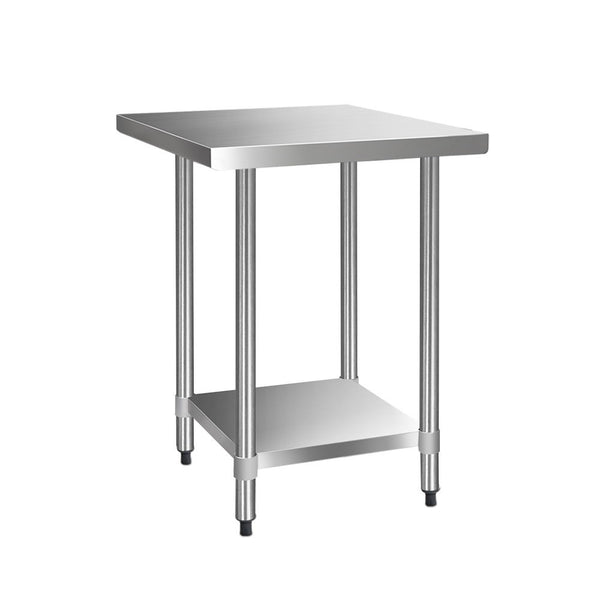 Cefito 762 x 762mm Commercial Stainless Steel Kitchen Bench freeshipping - Awezingly