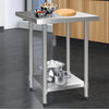 Cefito 762 x 762mm Commercial Stainless Steel Kitchen Bench