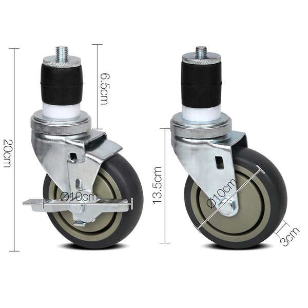 Cefito Set of 4  Swivel Castor Wheels freeshipping - Awezingly