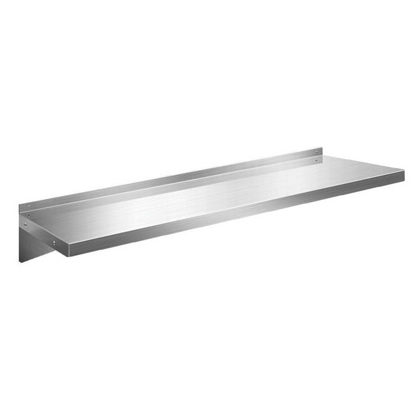 Cefito 1200mm Stainless Steel Wall Shelf Kitchen Shelves Rack Mounted Display Shelving Cefito