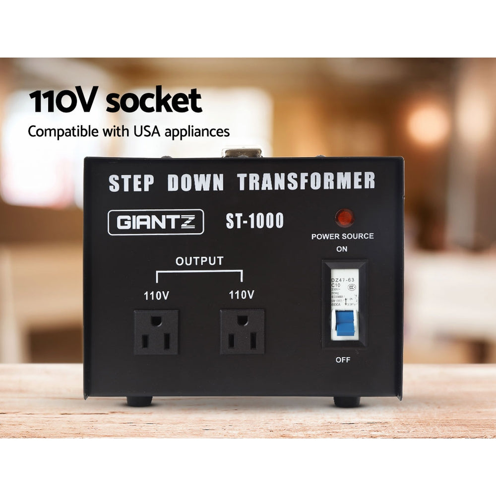 Giantz 1000 Watt Step Down Transformer Giantz