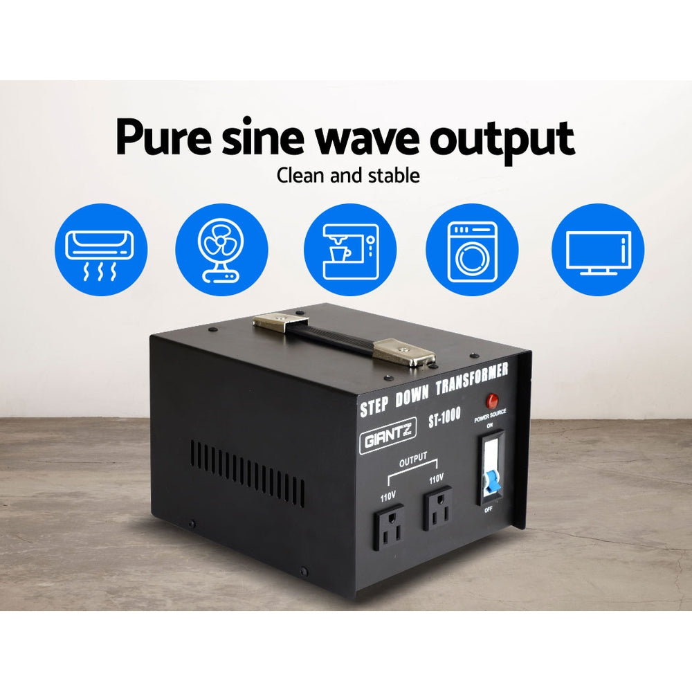 Giantz 1000 Watt Step Down Transformer Giantz