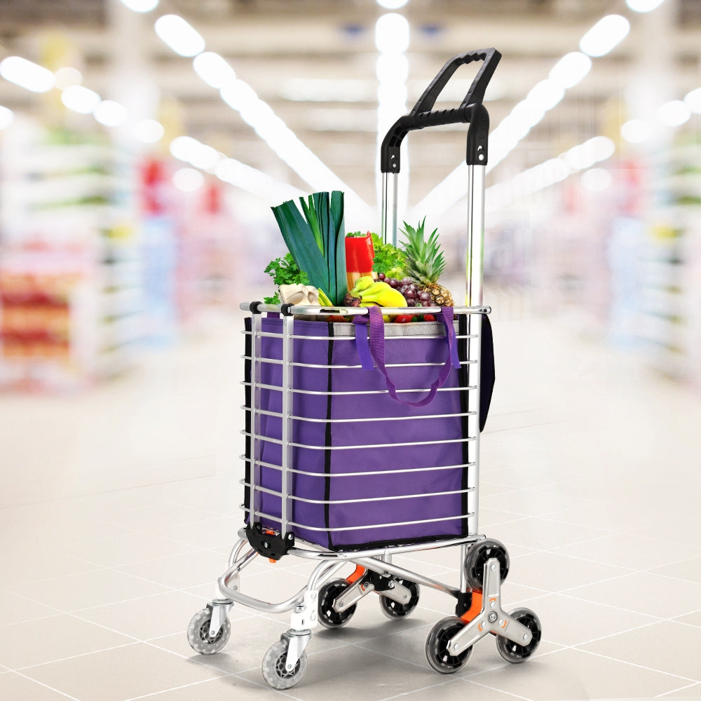 Emajin Foldable Shopping Cart Trolley 35L Grocery Bag Rolling Wheel Portable Does not apply