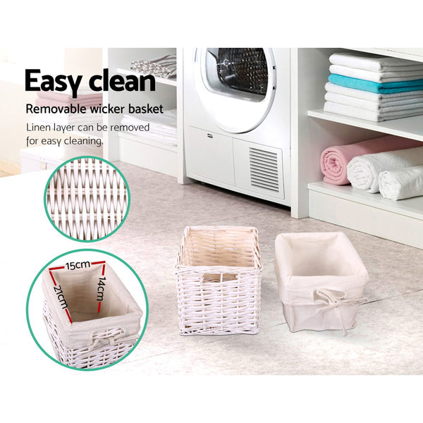 2 PCS Artiss Bedside Table - White freeshipping - Awezingly