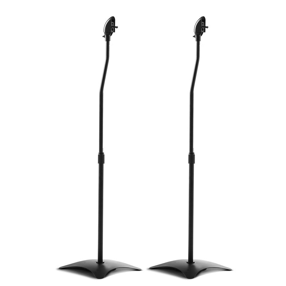 Set of 2 112CM Surround Sound Speaker Stand - Black Does not apply