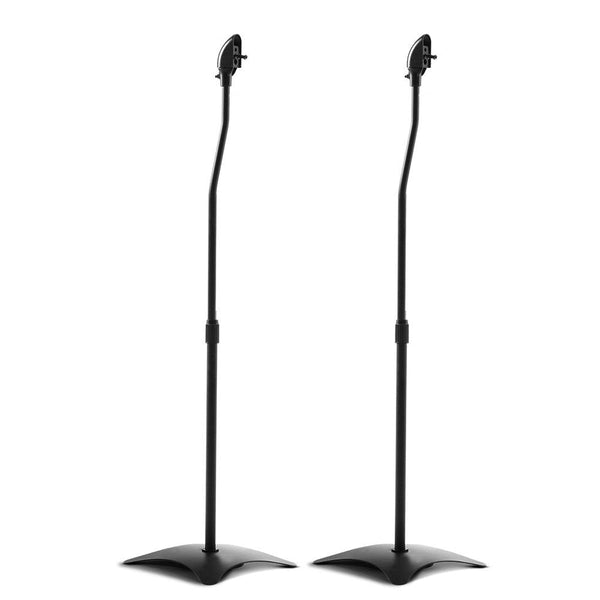 Set of 2 112CM Surround Sound Speaker Stand - Black Does not apply