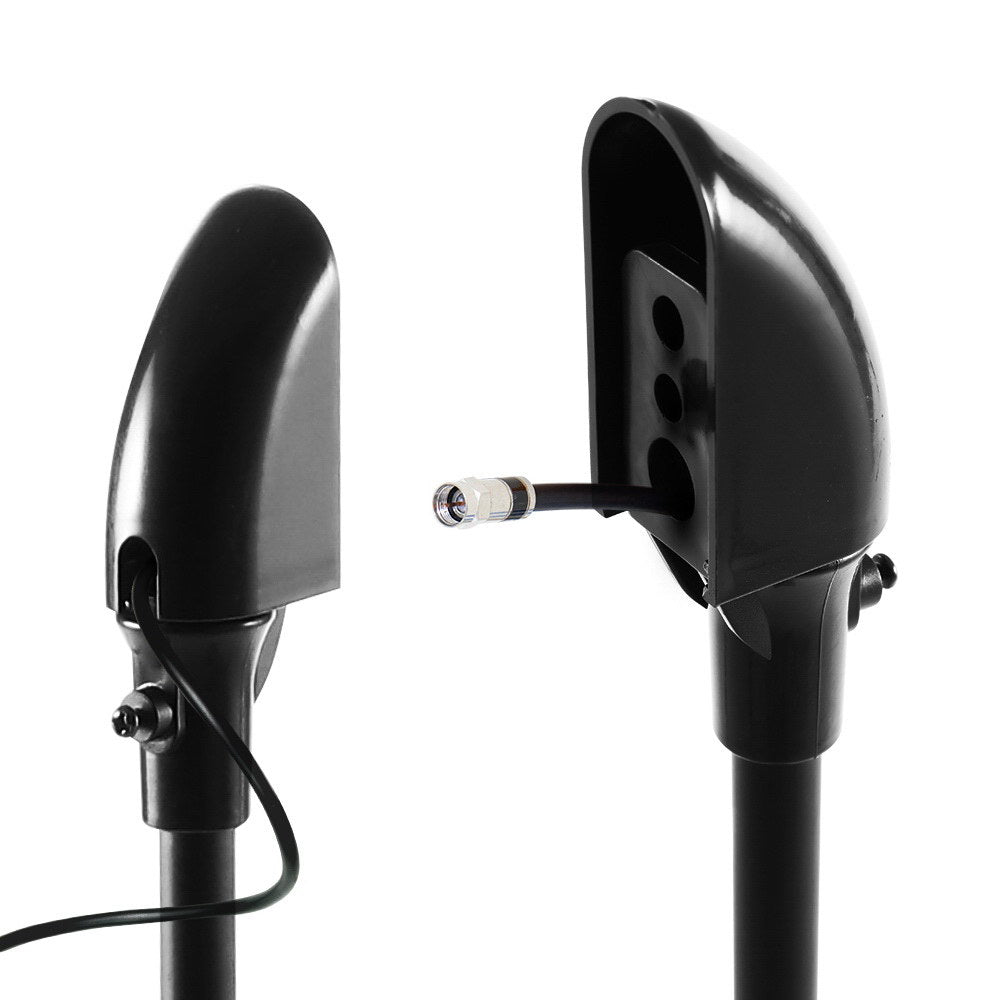 Set of 2 112CM Surround Sound Speaker Stand - Black Does not apply