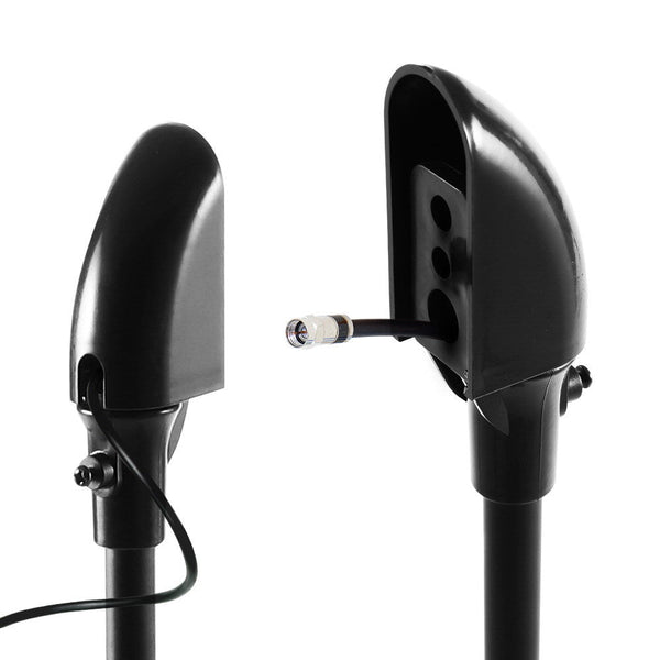 Set of 2 112CM Surround Sound Speaker Stand - Black Does not apply