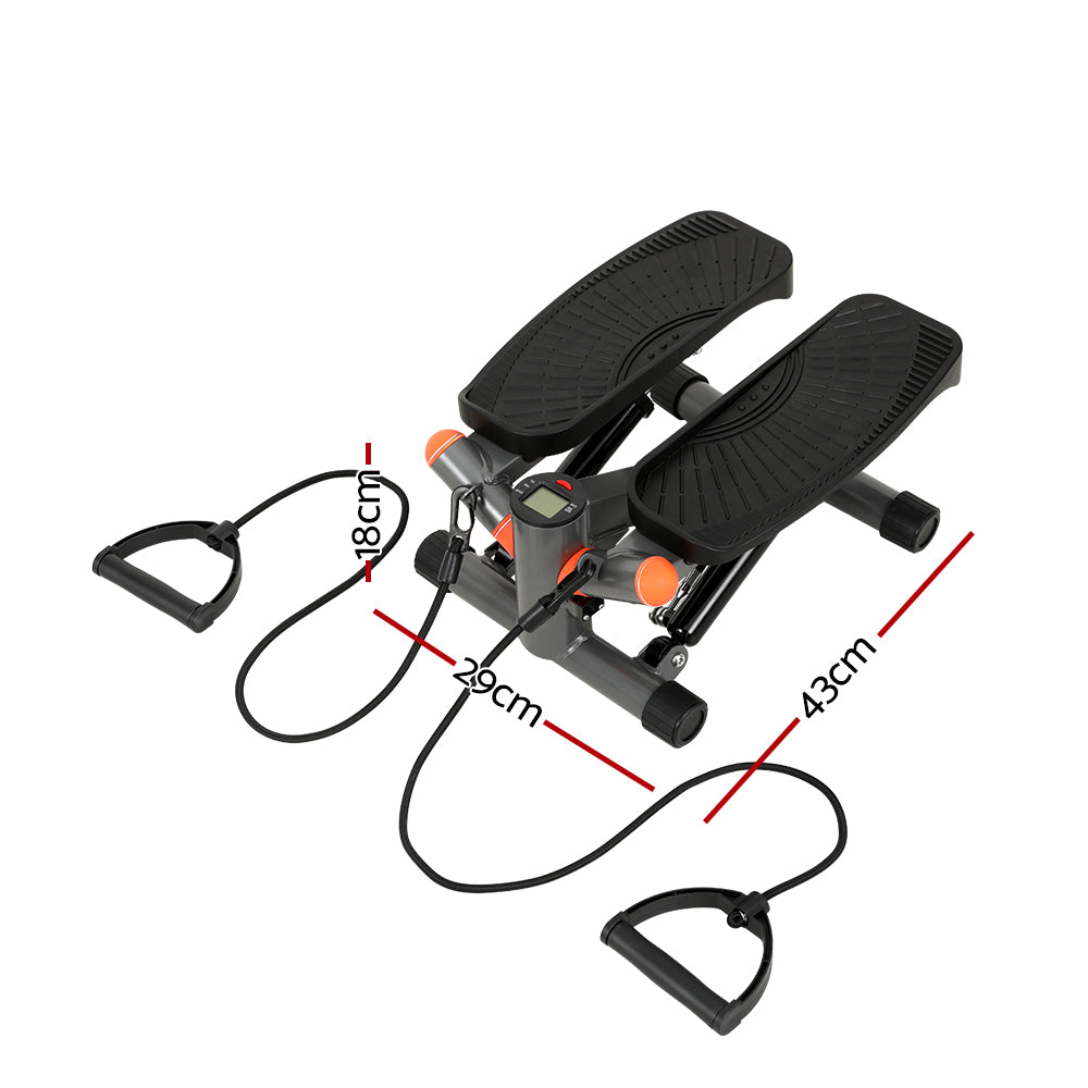 Everfit Mini Stepper with Resistance Rope Pedal Exercise Aerobic Workout 150KG Everfit