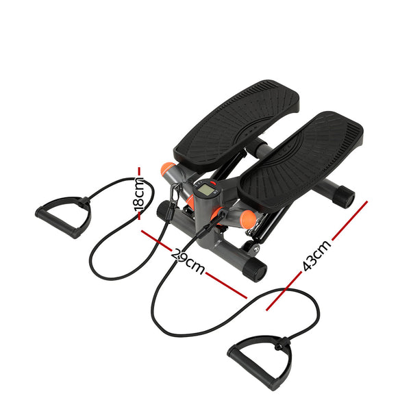 Everfit Mini Stepper with Resistance Rope Pedal Exercise Aerobic Workout 150KG Everfit