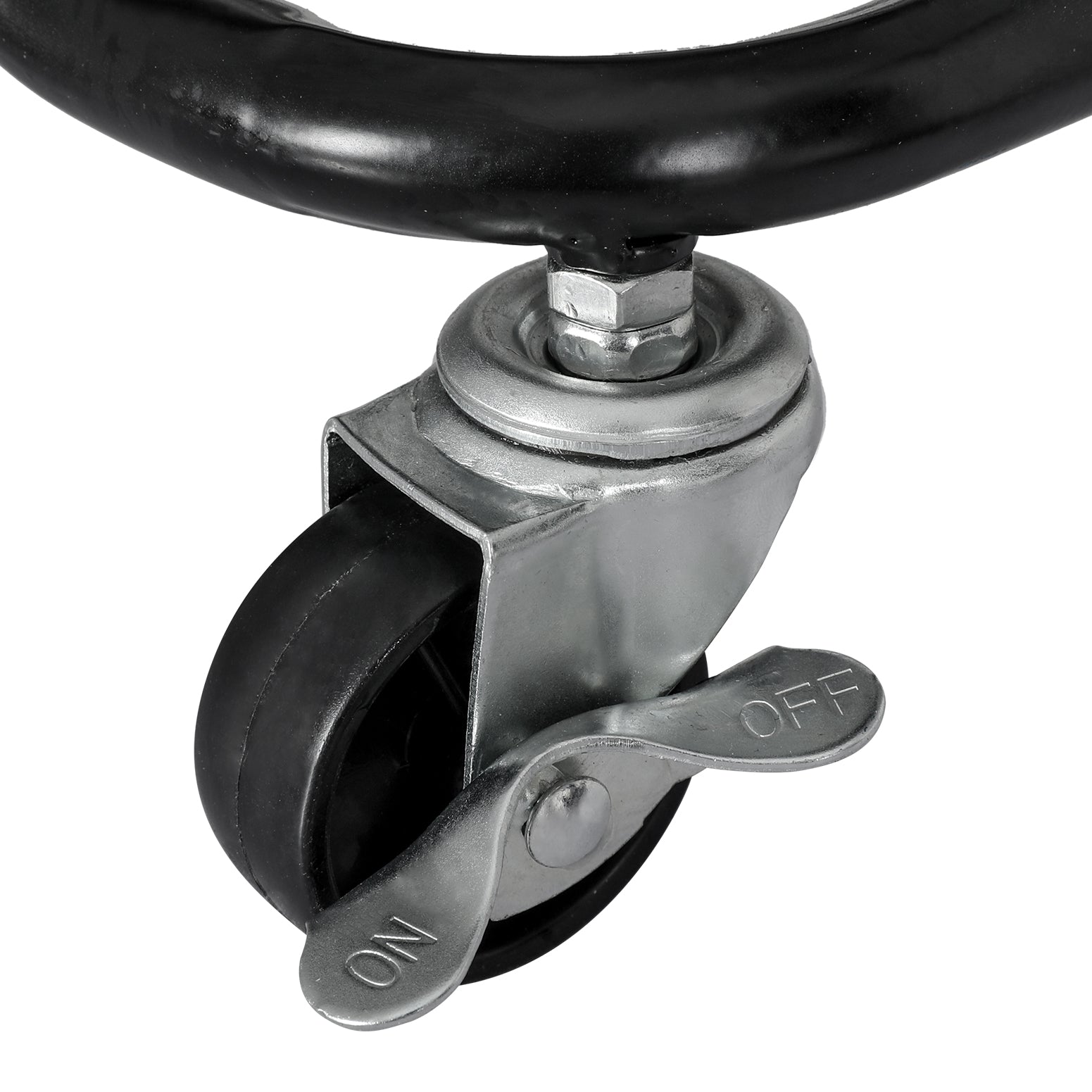 Artiss Storage Trolley Kitchen Cart 3 Tiers Rack Shelf Organiser Wheels Black Artiss