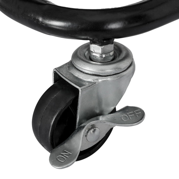 Artiss Storage Trolley Kitchen Cart 4 Tiers Black Artiss