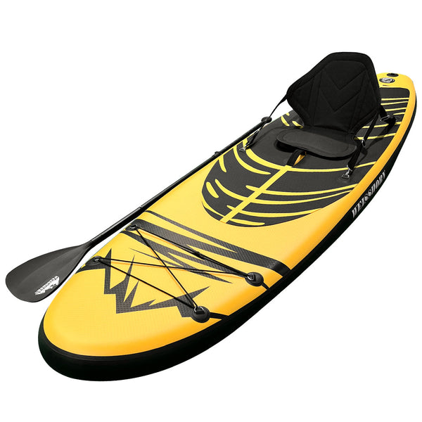 Weisshorn Stand Up Paddle Board Inflatable Kayak SUP Surfboard Paddleboard 10FT Weisshorn