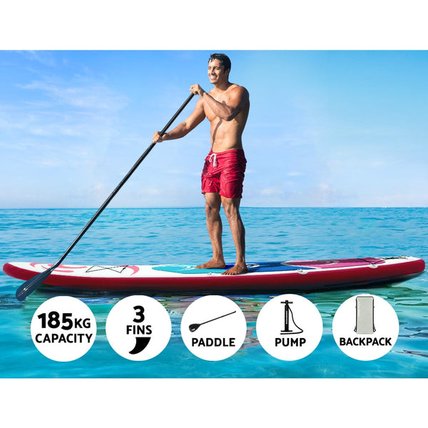 Weisshorn Stand Up Paddle Board 11ft Inflatable SUP Surfboard Paddleboard Kayak Weisshorn