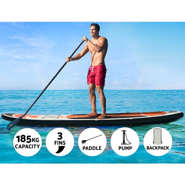 Weisshorn Stand Up Paddle Board Inflatable 11ft SUP Surfboard Paddleboard Kayak Weisshorn
