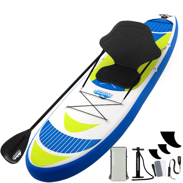 Weisshorn Stand Up Paddle Boards 11ft Inflatable SUP Surfboard Paddleboard Kayak Weisshorn