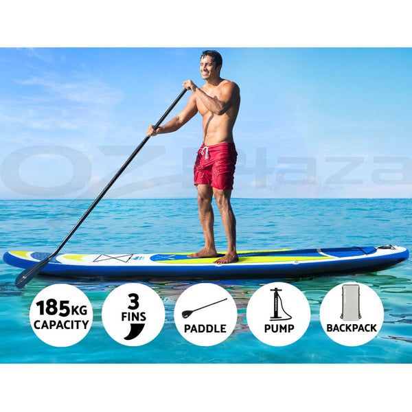 Weisshorn Stand Up Paddle Boards 11ft Inflatable SUP Surfboard Paddleboard Kayak Weisshorn