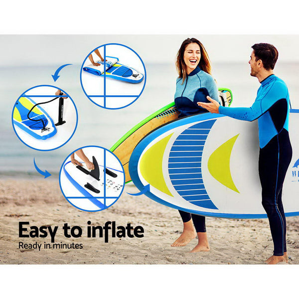 Weisshorn Stand Up Paddle Boards 11ft Inflatable SUP Surfboard Paddleboard Kayak Weisshorn