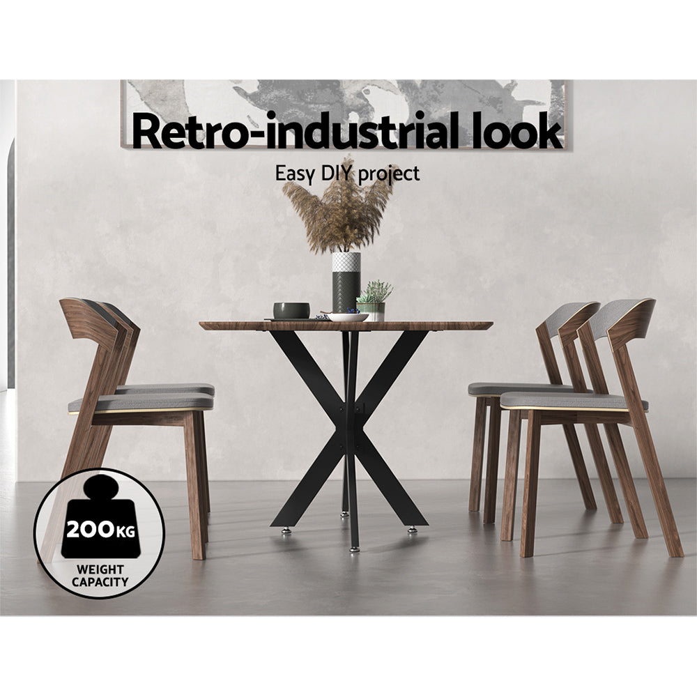 Artiss Starburst Table Legs Coffee Dining Table Legs DIY Metal Leg 120X68cm Artiss