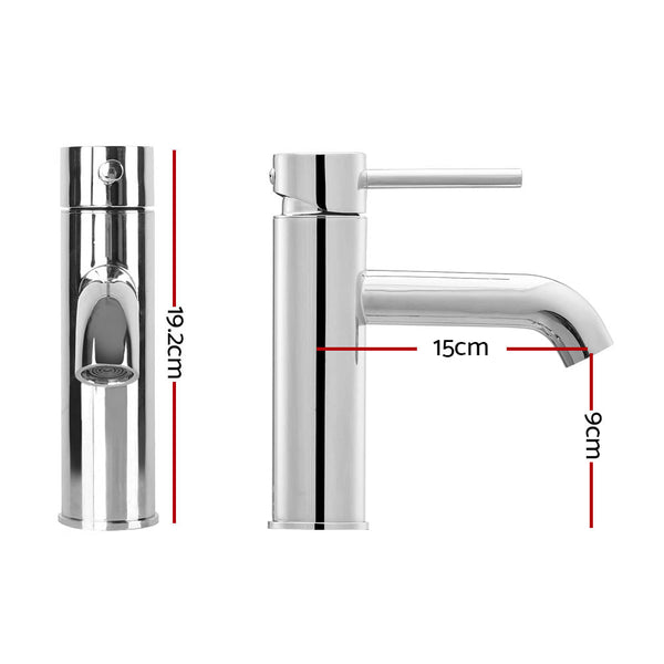 Cefito Basin Mixer Tap Faucet Silver Cefito