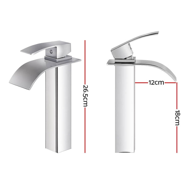 Cefito Basin Mixer Tap - Silver Cefito