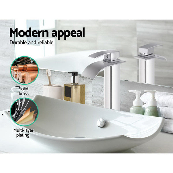Cefito Basin Mixer Tap - Silver Cefito