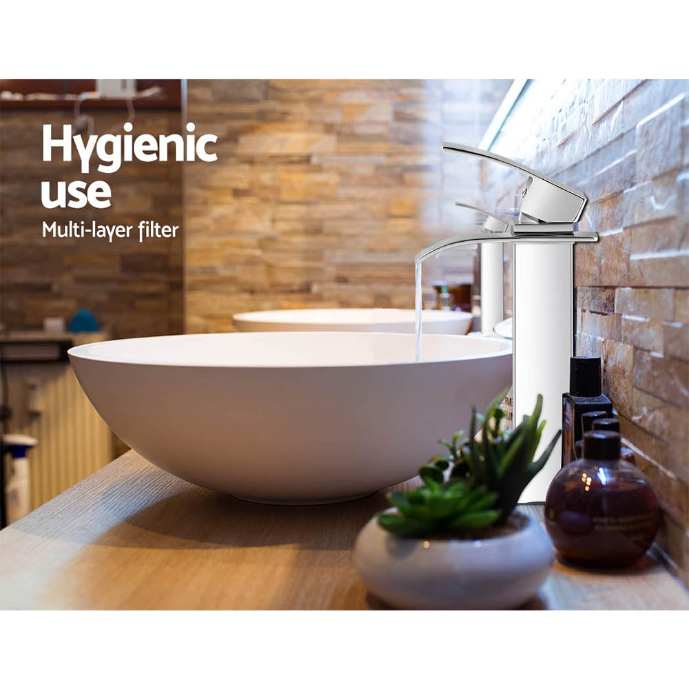 Cefito Basin Mixer Tap - Silver Cefito
