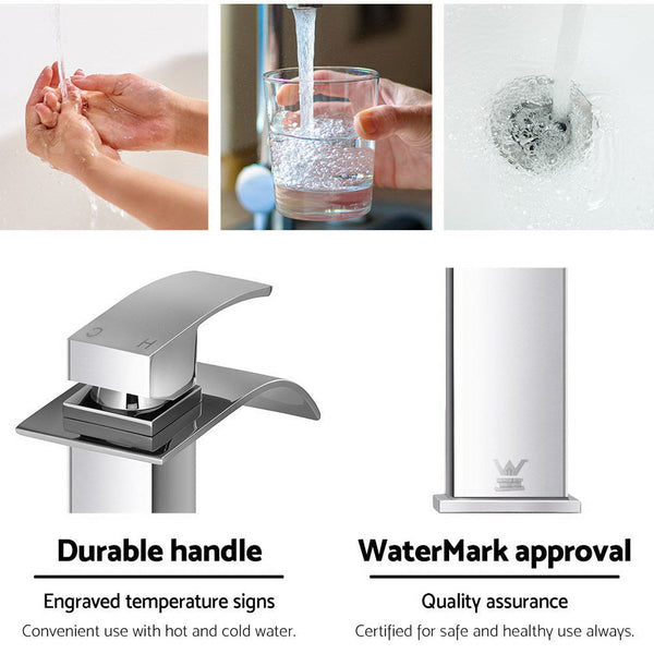 Cefito Basin Mixer Tap - Silver Cefito