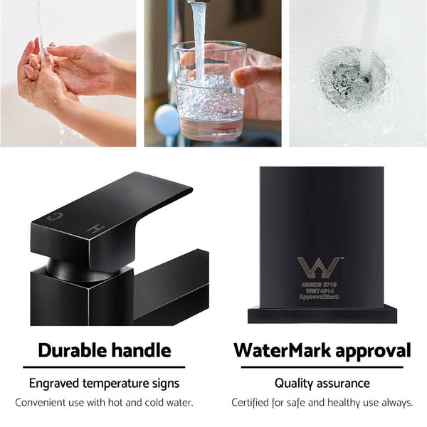 Cefito Basin Mixer Tap Faucet Black Cefito