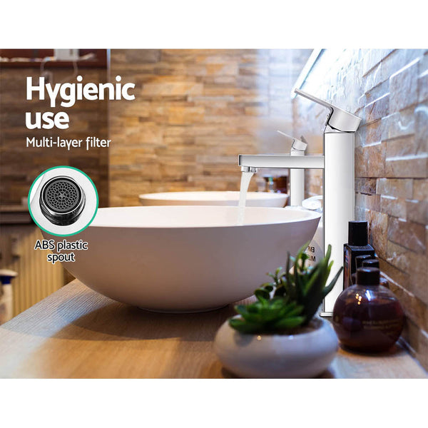 Cefito Basin Mixer Tap Faucet Silver Cefito