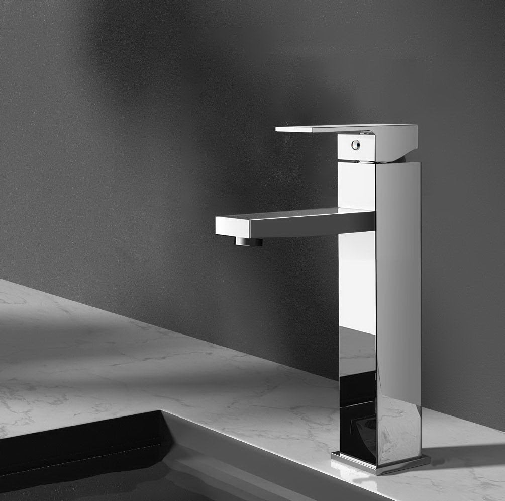 Cefito Basin Mixer Tap Faucet Silver Cefito