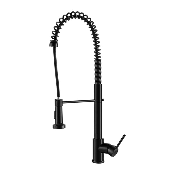 Cefito Pull Out Kitchen Tap Mixer Basin Taps Faucet Vanity Sink Swivel Brass WEL In Black freeshipping - Awezingly