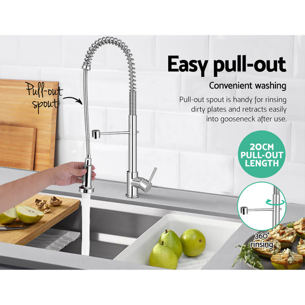 Cefito Kitchen Tap Mixer Faucet Taps Pull Out Laundry Bath Sink Brass Watermark freeshipping - Awezingly