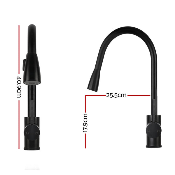 Cefito Pull-out Mixer Faucet Tap - Black Cefito