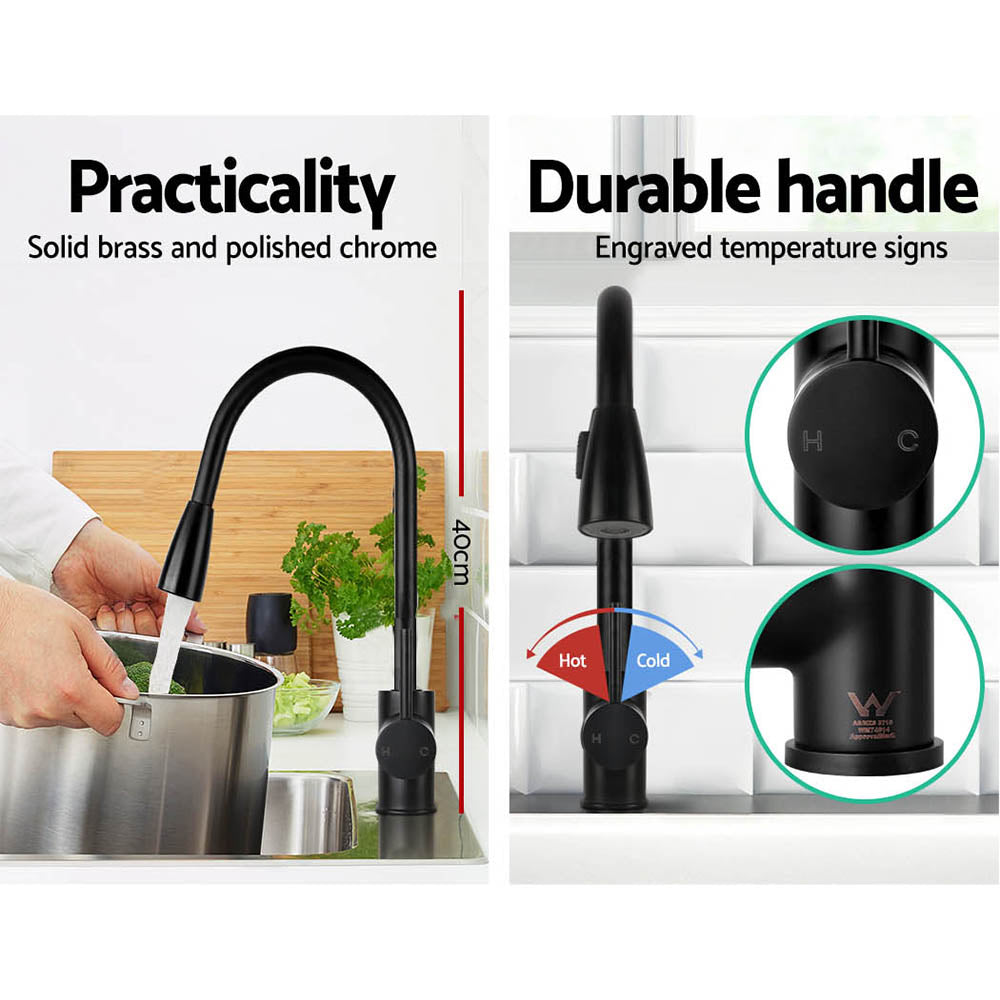 Cefito Pull-out Mixer Faucet Tap - Black Cefito